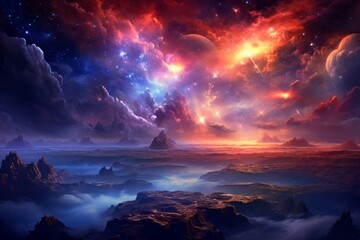 Wall Mural - The cosmos in all its breathtaking glory