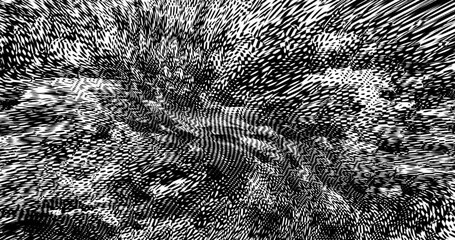 4k animated background, infinite loop - Halftone black and white moving weird thing.