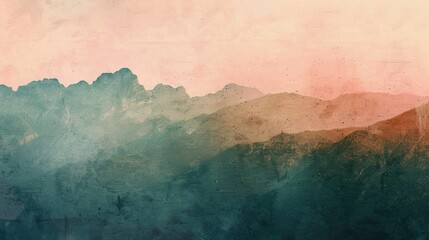 Wall Mural - Dreamy grainy gradient overlay for dreamy landscapes