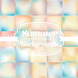 Summer blur backgrounds set