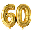 © Oksana_Latysheva - Golden number sixty metallic golden balloon isolated on transparent background