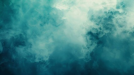 Canvas Print - Dark Blue Sky with Clouds and Smoke in Abstract Motion: Nature's Stormy Texture