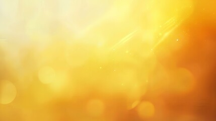 Poster - Orange and yellow bokeh abstract background with sunlight and blurry lights, perfect for summer-themed designs