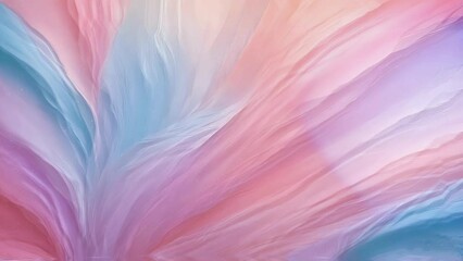 Wall Mural - soft pastel striped abstract background. dynamic wave motion animation with smooth looping