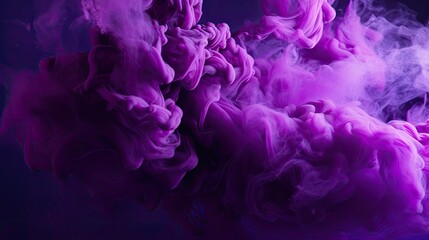 Canvas Print - up purple smoke