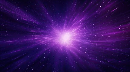 Wall Mural - sky purple starburst