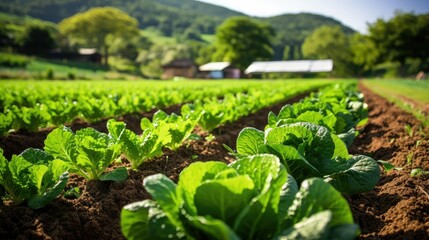 Wall Mural - friendly bio agriculture