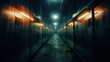 urgency blurred prison interior