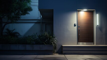 Poster - sleek front door light