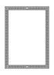 © Dosis - card frame traditional antique greek ornament decoration pattern sign element rectangular motiv vector fret