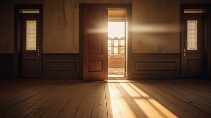 Poster - flood light door