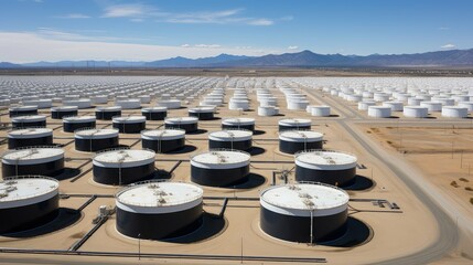 Poster - terminal oil storage tanks