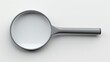 handle magnifying glass gray