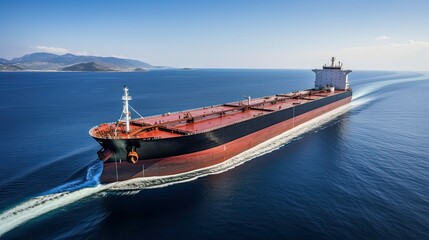 Poster - cargo oil tanker