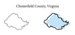 chesterfield county virginia map, chesterfield county virginia vector, chesterfield county virginia outline, chesterfield county virginia