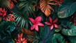 © KerXing - Bold and vibrant tropical design with exotic plants