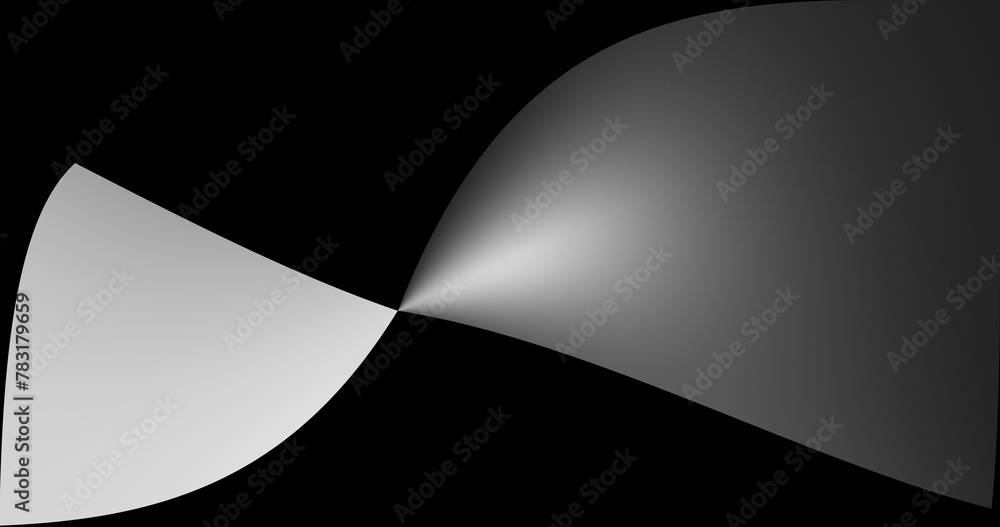 Creative twisting repeated turns and bends transition element. Pack of ...