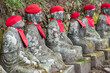 Buddhist Jizo statues at the Kanmangafuchi Abyss, Nikko, Japan