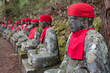 Jizo statues at the Kanmangafuchi Abyss, Nikko, Japan
