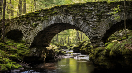 Wall Mural - old stone bridge..