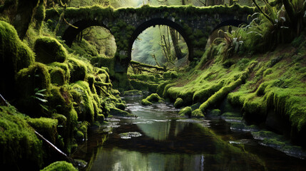 Wall Mural - old stone bridge..