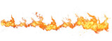 Fototapeta Motyle - Fire flame on transparent background. For used on light backgrounds