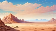 Desert Sand Dune Landscape