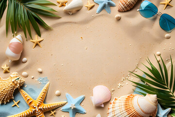 Wall Mural - Sand background for summer.