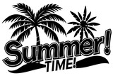 Fototapeta  - summer-time vector illustration 