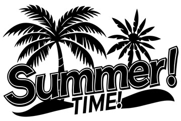 Poster - summer-time vector illustration 