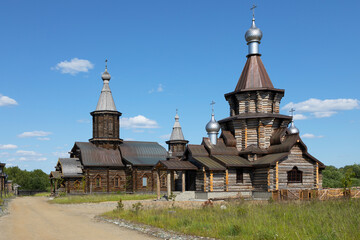 Wall Mural - Holy Trinity Trifonov Pechenga Monastery. The northernmost monastery in the world. Russia, Murmansk region