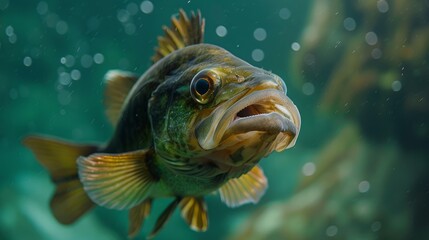 Wall Mural - sea fish underwater.