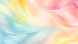 Fototapeta Tęcza - Pastel Colored Abstract Swirls
