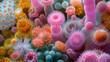 Cellular Diversity: Zooming in closer, the microscope reveals the breathtaking diversity of microbial cells. Some are rod-shaped, others spiral-shaped, and still others take on uni