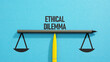 © Andrii - Ethical dilemma is shown using the text