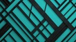 Abstract teal and black geometric pattern