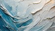 generative ai closeup of impasto abstract rough white art painting texture