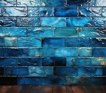 Blue Brick Wall