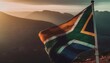 background of south africa flag
