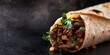 delicious shawarma kebab fast food Generative AI