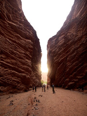 Route 68 - road to Salta view of the Conchas Canyon with some light inputs