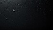 gray to dark black background with water drops from Generative AI