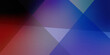 Dynamic multicolored blue red azure purple ultramarine black shapes on pixel gradient. Great for banners, art. Premium style
