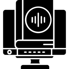 Sticker - Audio book Icon