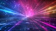 © Bijac - laser light show colorful beams and patterns futuristic entertainment background digital art