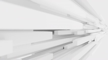 3d background abstract. Satisfying abstract animation.  Motion geometric cubes. 4k seamless looped video.