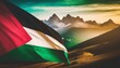 pray for palestine we stand with palestine palestine flag waving background