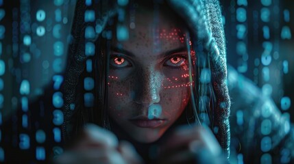 Digital infiltrator : hacker - exploring the world of cyber intrusion, security breaches, and the evolving landscape of online threats and defenses.