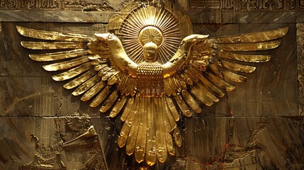 Golden Faravahar: The Spirit of Zoroastrianism in a Fire Temple