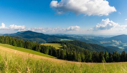 Sticker - beautiful panorama of the pieniny mountains